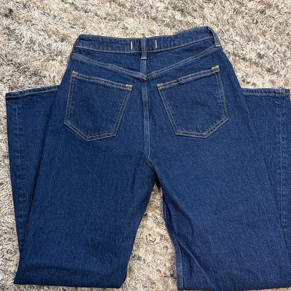 Abercrombie & Fitch women’s The 90s Relaxed high rise Dark Wash Jeans sz 27 - Picture 8 of 10